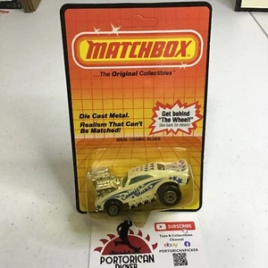 1983 MATCHBOX SUPERFAST MB26 WHITE 57 CHEVY COSMIC BLUE BIG BLOCK 1/64 MIP MACAO - Picture 1 of 5