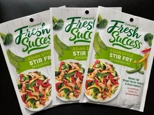 Concord Fresh Success ASIAN STYLE STIR FRY Seasoning Mix {LOT OF 3 PACKS} - Picture 1 of 2