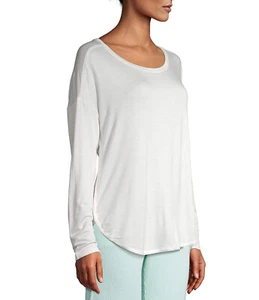 Secret Treasures Damas Mujeres Invierno Blanco Manga Larga Dormir Top Talla XL 16-18 - Imagen 1 de 3