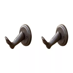 Rustic Cast Iron Coat Hooks Wall Mounted Key Hook Holder Farmhouse Decorative... - Picture 1 of 5
