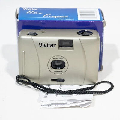 Vivitar Focus Free Retro 35mm FILM CAMERA 28mm WIDE Lens - NEAR NEW - Image 1 of 4