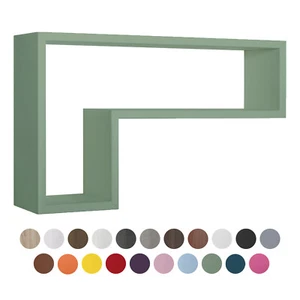 Estante de pared rectangular de elección mod. Lettera - Imagen 1 de 6