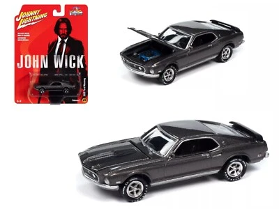 1969 FORD MUSTANG  "JOHN WICK" 1/64 Pop Culture BY JOHNNY LIGHTNING JLSP397-4G - Image 1 of 4