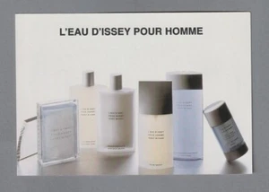 Carte publicitaire + patch -L'Eau D'Issey d'Issey Miyaké recto verso - Imagen 1 de 2