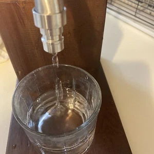 Studio Mercantile Wood Drink Dispenser Wood Base Metal Spout SEE DESCRIPTION - Picture 1 of 12