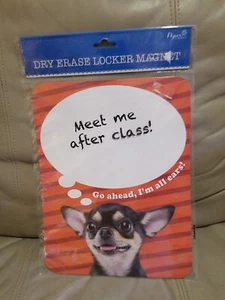 New Dry Erase Locker Magnet 8.5" X 11" Paper Craft Brand cute dog Free shipping - Picture 1 of 2