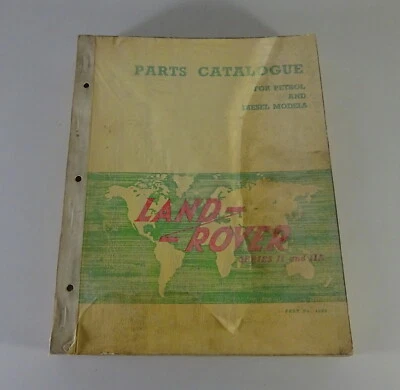 Catalogo Ricambi/Catalogo Ricambi Land Rover 88 + 109 Serie II + A From 7/1964 - Immagine 1 di 4