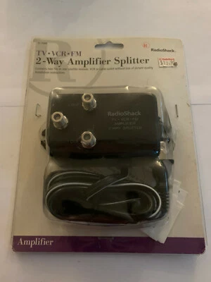 RadioShack 2-Way Amplifier Splitter TV, VCR, Fm Amplifier 50-550MHz - Image 1 of 2