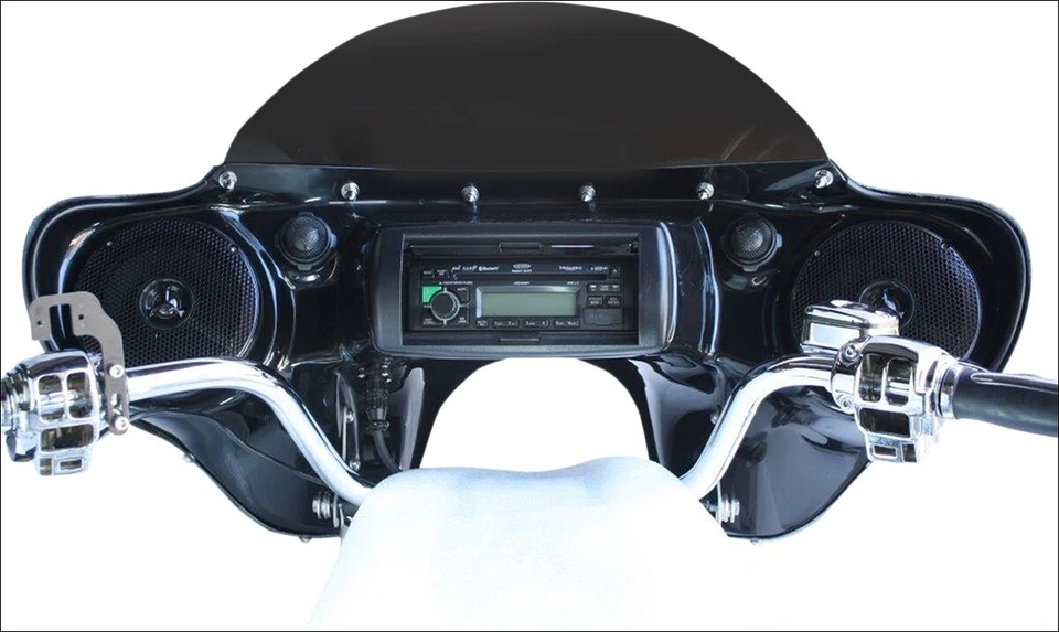 Altavoces de carenado de desmontaje rápido Hoppe HPKT-0037A Sportzilla control de manillar FLHR Foto 1 de 1