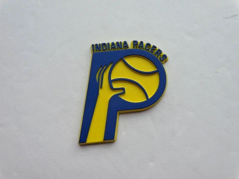 VINTAGE NBA INDIANA PACERS  FRIDGE MAGNET STANDING BOARD OLD SCHOOL RARE !! Cover