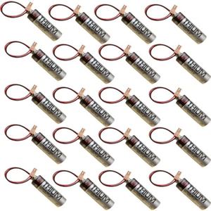 20Pcs Brand New For Toshiba ER17500V 3.6V 2700mAh Li-ion PLC Battery with wire - Picture 1 of 7