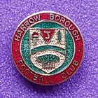 badge Harrow Borough FC  - stamped Lapels Non League