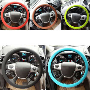 Car Steering Wheel Cover Skidproof Auto Steering Wheel Cover Anti-Slip Silicon