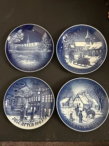 Bing & Grondahl - Copenhagen Porzellan Weihnachtsteller 9er Set Made in Denmark - Bild 1 von 3