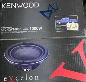 Subwoofer para automóvil Kenwood eXcelon KFC-XW1000F eXcelon 10" montaje poco profundo totalmente nuevo - Imagen 1 de 1