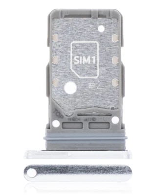 Bandeja Doble Tarjeta SIM Compatible para Samsung Galaxy S21 5G (Blanco Fantasma) Foto 1 de 4