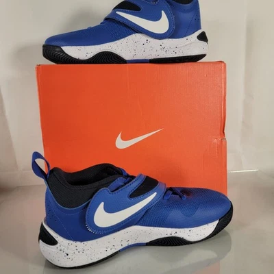 NIKE TEAM HUSTLE D 11 Bajo Azul Baloncesto Niños Zapatos GS Niños Jóvenes Talla 3Y Foto 1 de 4