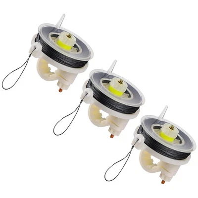 3 Pcs Trip Wire on Reusable Reel (85ft),Trip Wire for Perimeter Trip Alarm7989 - Image 1 of 4