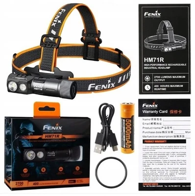 Fenix HM71R Stirnlampe Kopflampe 2700 lm  230m Helmlampe Stirnleuchte Licht - Bild 1 von 4