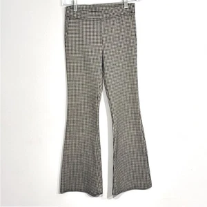 Abercrombie & Fitch Kids | Girls Black White Houndstooth Flare Leg Pants 11/12 - Picture 1 of 11