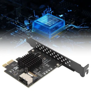 PCIe To 3.0 Expansion Card 6Gbps MINI SAS36 PIN SFF 8087 Output PCIe SA NEW - Afbeelding 1 van 12