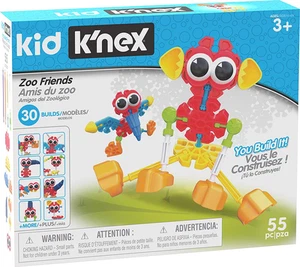 KID K’NEX – Zoo Friends Building Set – 55 Pieces – Ages 3 and up – Preschool Edu - Picture 1 of 12