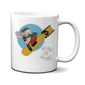 B-17 Flying Fortress Nine-O-Nine Nose Art 11 oz Ceramic Mug - Afbeelding 1 van 2