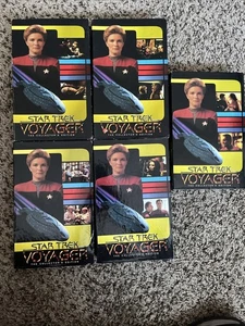 Star Trek Voyager VHS Collectors Edition Set Of 5 tapes - Picture 1 of 12