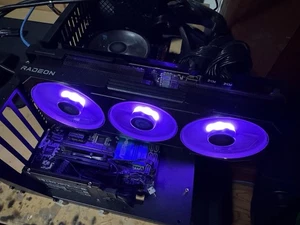 AMD RADEON 7900XTX 24GB POWERCOLOR HELLHOUND  DESKTOP GAMING GPU - Picture 1 of 16