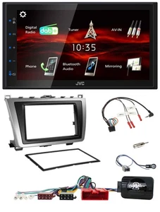 JVC USB Bluetooth Lenkrad DAB 2DIN Autoradio für Mazda 6 2010-2012 schwarz/silbe - Bild 1 von 11