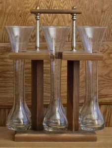 Original American Maple Set 6 Yard Ale Gläser und Träger - Bild 1 von 5