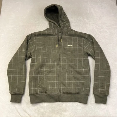 Chaqueta con Capucha Billabong Forrada en Rejilla Sherpa Forrada con Cremallera Talla Mediana Verde Oliva Foto 1 de 4