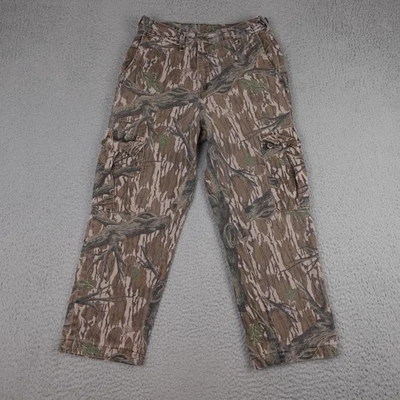 Pantalones cargo camuflados de roble musgo vintage para hombre pequeños Realtree caza al aire libre EE. UU. años 90 Foto 1 de 4