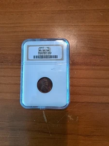 1917 NGC MS 64 BN Lincoln Cent - Picture 1 of 2