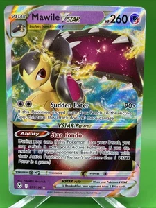 Mawile VSTAR 071/195 Pokémon TCG Silver Tempest Holo Ultra Rare - Picture 1 of 2