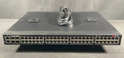 Brocade ICX6450-48P PoE 2xPort 1 GbE 2xPort 1/10 GbE SFP Switch - Same Day Ship - Image 1 of 4