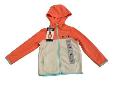 Chaqueta Lands End Niños - Cremallera Completa - Sudadera con Capucha Multicolor - Melocotón y Blanco, 3T Foto 1 de 4