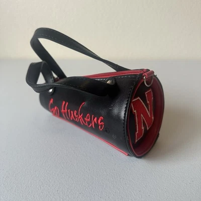 Nebraska Cornhuskers Megaphone Purse Huskers Cheerleader Go Huskers Sandol - Image 1 of 4