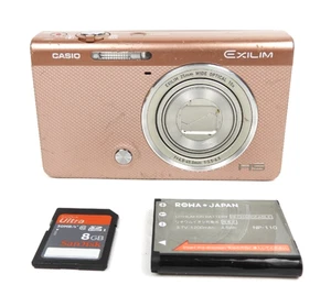 CASIO EXILIM EX-ZR50 16,1-MP-Digitalkamera pink kompakt ausgezeichnet aus Japan - Bild 1 von 24