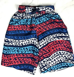 Speedo Boys Swim Trunks Shorts Drawstring Elastic Waist Blue Size XS 0136 - Picture 1 of 4