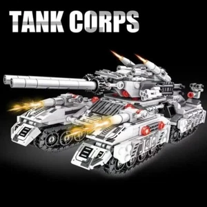 Tank 8-in-1 Building Blocks Bricks Set Kit 1955pcs UK Stock without box - Picture 1 of 7