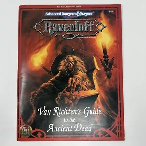 AD&D Ravenloft Van Richten’s Guide to the Ancient Dead 1994 segunda edición TSR 9451 - Imagen 1 de 6