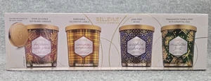 Bellevue Luxus Kerzen Set Soja Mischung 4er Set Zwei Docht je 12 Oz - Bild 1 von 5