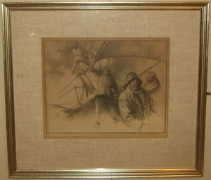 Original AAA GORDON GRANT 'Stowing Jibs' Sailors SAILING SIGNED Lithograph - Picture 1 of 11