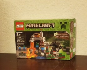 Lego 21113 Minecraft The Cave * AS IS * 240 pieces (Incomplete)