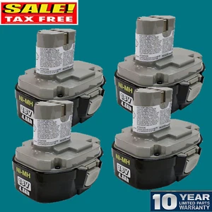1- 4 X for Makita 18V 4.8Ah Ni-Mh Battery 1822 1834 1823 1833 1835 PA18 192826-5 - Picture 1 of 19