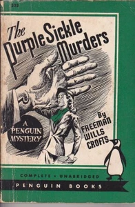 Vintage The Purple Sickle Murders Penguin Books Mystery Paperback - Foto 1 di 3