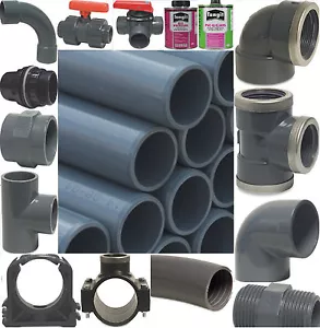 PVC, Klebeschlauch Rohr Klemme Winkel T-Stück Muffe PVC Kleber - Bild 1 von 18