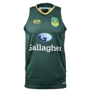 Australian Kangaroos 2024 ARL Players Training Singlet Sizes S-7XL! - Picture 1 of 4