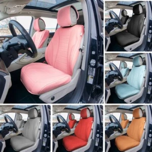 Universal Luxe Imitación Cuero Coche Asiento Cubiertas Con Sleek Patrón Cojín - Imagen 1 de 56